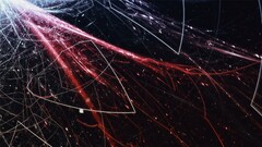 lights digital art shapes abstract