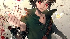 link Navi the legend of zelda blood bleeding eyes video games