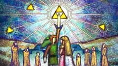 link Princess Zelda triforce master sword the legend of zelda