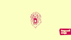 lion Minimalism Animals Simple Background