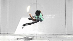 liquicity digital art People wall shadow jumping