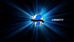 liquicity liquid drum and bass blue planet Space space art cyan
