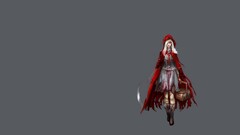 Little Red Riding Hood Minimalism fantasy girl fantasy art