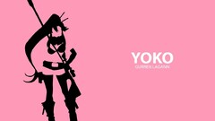 Littner Yoko tengen toppa gurren lagann Minimalism anime girls