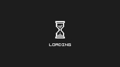 Loading Minimalism hourglasses monochrome Simple Background