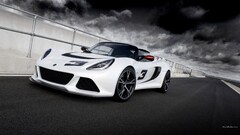 Lotus Exige white cars vehicle Car