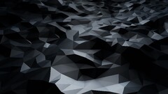 low poly 3d digital art dark