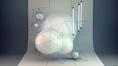 low poly abstract digital art