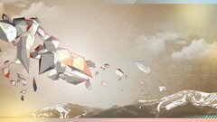 low poly abstract digital art