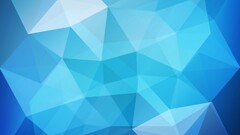 low poly blue digital art abstract cyan