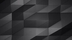 low poly monochrome digital art gray