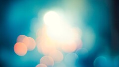 macro bokeh digital art