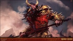 magic: the gathering fantasy art creature horns 2014 (Year)