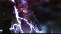 magic: the gathering titans fantasy art artwork Lightning