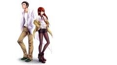 makise kurisu steins gate okabe rintarou