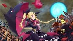 Manga Anime anime girls Halloween blazblue