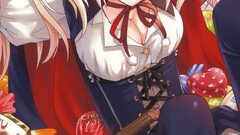 Manga anime girls blonde red eyes