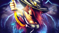 Manga anime girls boobs hat redhead