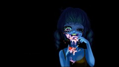 Manga anime girls Simple Background spooky Anime