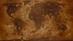 Map world map artwork