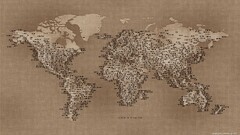 Map world map artwork