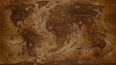 Map world map artwork vladstudio