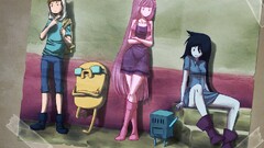 Marceline the Vampire Queen bmo Princess Bubblegum jake the dog