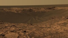 Mars curiosity landscape planet
