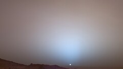 Mars curiosity planet sun sky landscape