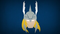 marvel comics hero thor Minimalism superhero blo0p helmet