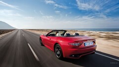 Maserati GranCabrio Car cabriolet Sports Car red cars