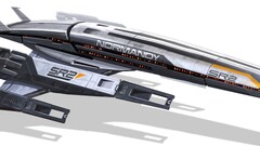 mass effect 2 Normandy SR-2 video games PC gaming spaceship