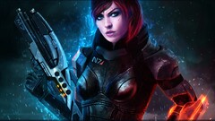 mass effect commander shepard Jane Shepard bioware deviantart ea