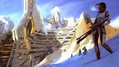 mass effect video games science fiction artwork