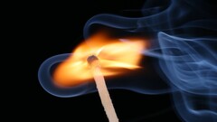 matches fire smoke