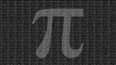 mathematics pi numbers Typography