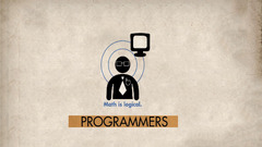 mathematics programming computer Simple Background Typography