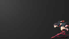 Matoi Ryuuko anime girls Anime Minimalism Simple Background