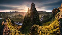 Max Rive hdr landscape sunset river Mountains nature