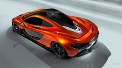 mclaren p1 Car coupe Sports Car orange cars high angle