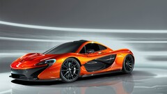 mclaren p1 Car coupe Sports Car orange cars