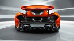 mclaren p1 Car McLaren orange cars vehicle Supercars
