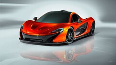 mclaren p1 Sports Car coupe orange cars