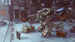 mech science fiction artwork