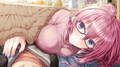 megurine luka anime girls glasses meganekko