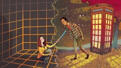 Men Women artwork community Abed Nadir Anne Edison Crossover