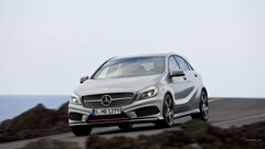 Mercedes A-class Car vehicle silver cars