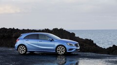 Mercedes A-class Mercedes-Benz blue cars Car vehicle