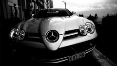 Mercedes-Benz Car monochrome McLaren mercedes benz slr