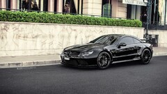 Mercedes-Benz Sports Car coupe black cars Car